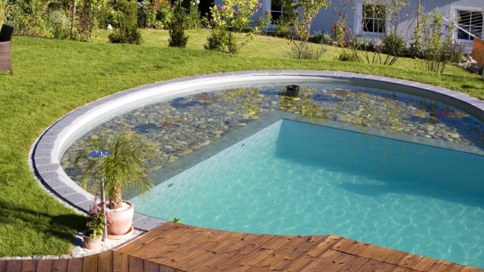 Wasser Im Garten Pool Large